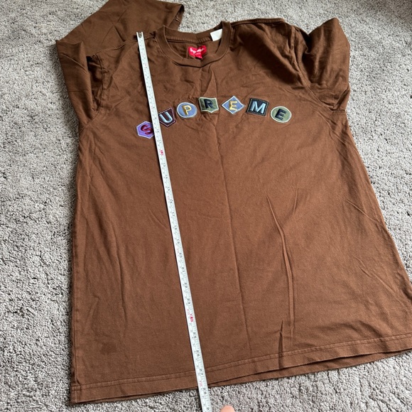 Supreme Chocolate Brown Crewneck Tee - Picture 5 of 5